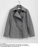  12.13.24 - VTG WOOL DOUBLE BREASTED BLAZER JACKET - 22 OCTOBRE 