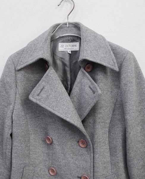  12.13.24 - VTG WOOL DOUBLE BREASTED BLAZER JACKET - 22 OCTOBRE 