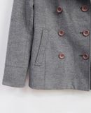  12.13.24 - VTG WOOL DOUBLE BREASTED BLAZER JACKET - 22 OCTOBRE 