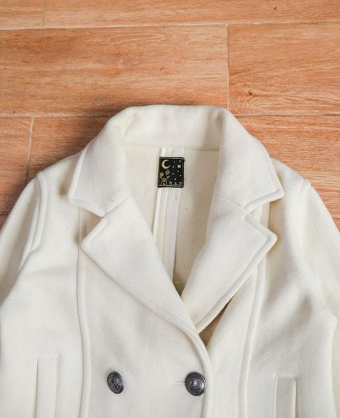  12.06.24 - VTG DOUBLE BREASTED CROPPED WOOL JACKET - H.S.N 