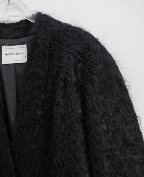  12.16.24 - VTG FAUX FUR CARDIGAN JACKET - HAUT MONDE 