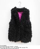  12.16.24 - VTG FAUX FUR VEST JACKET - CHAIZE 