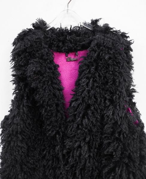  12.16.24 - VTG FAUX FUR VEST JACKET - CHAIZE 