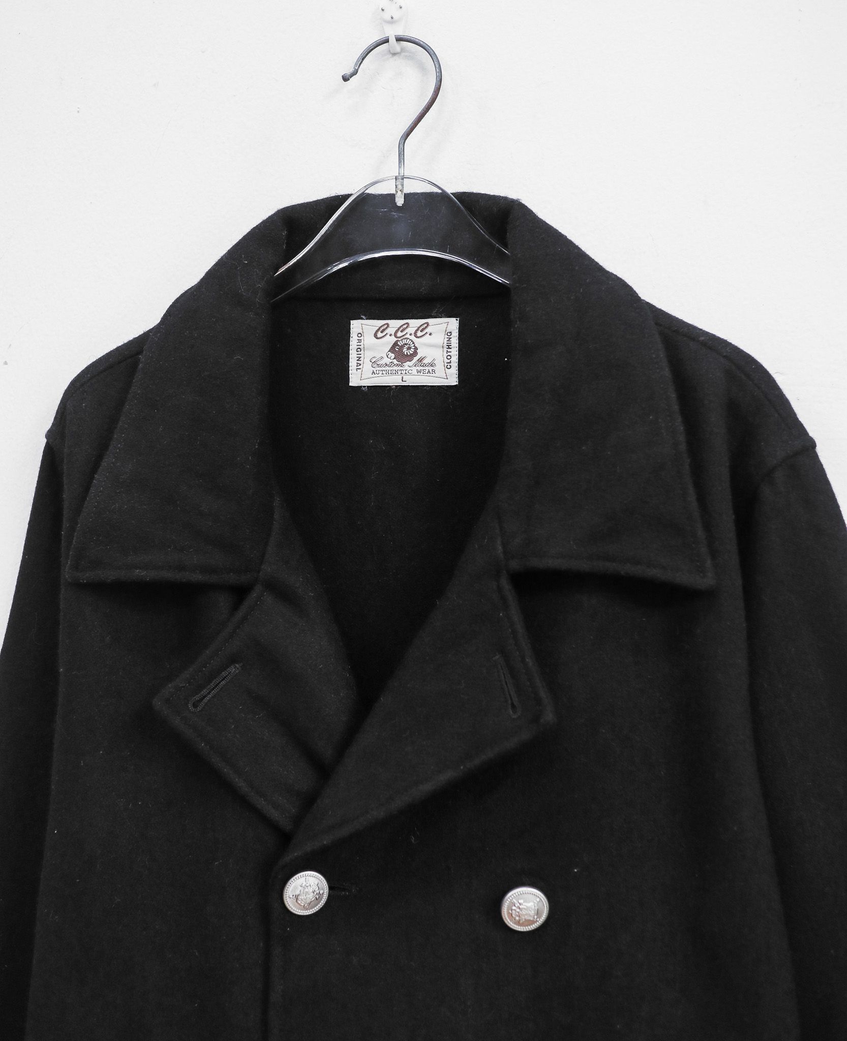  12.13.24 - VTG WOOL DOUBLE BREASTED BLAZER JACKET - C.C.C 