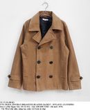  12.13.24 - VTG WOOL DOUBLE BREASTED BLAZER JACKET - NYLAUS CLOTHING 