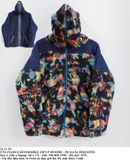  12.11.24 - VTG FLEECE REVERSIBLE ZIP UP HOODIE 