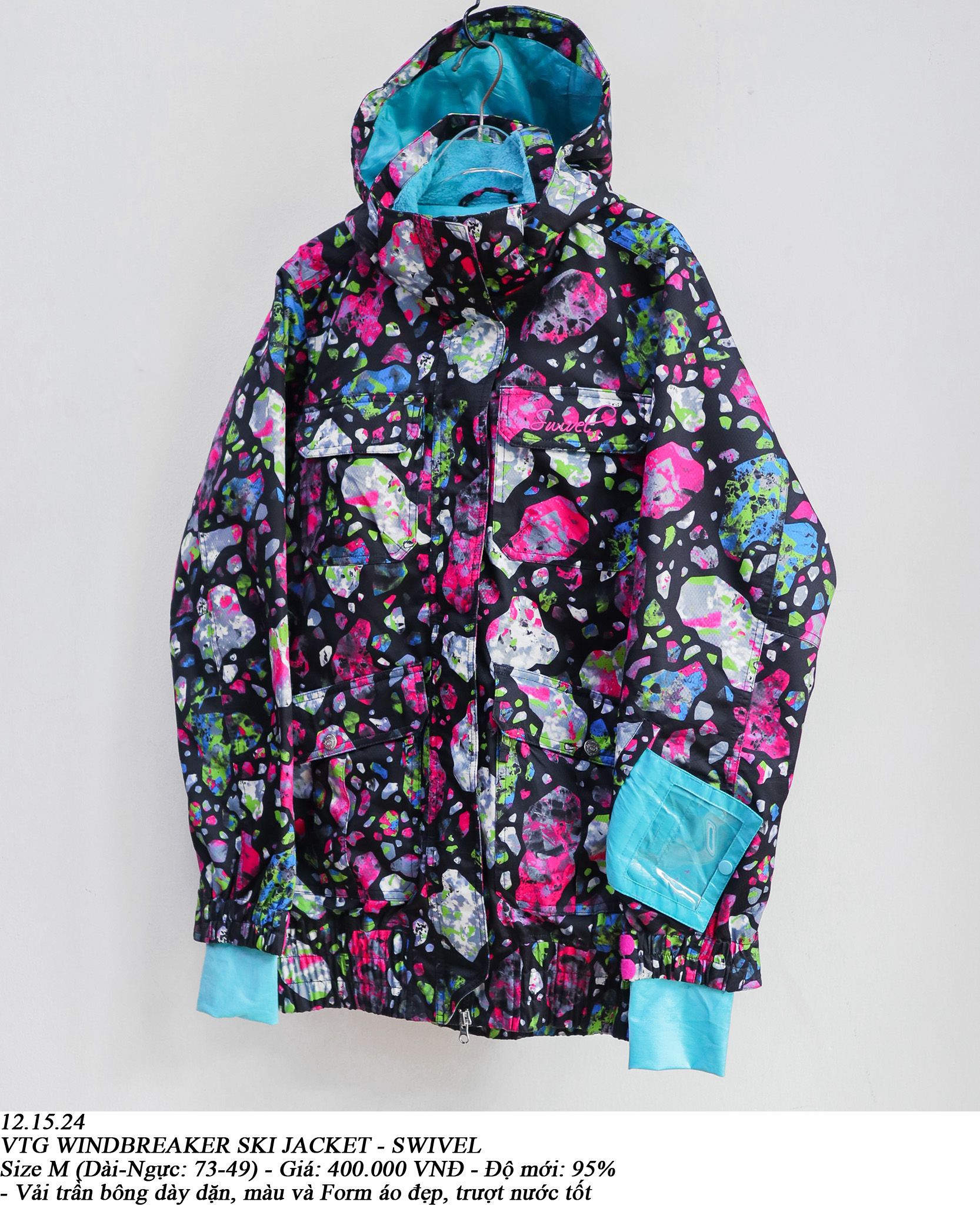  12.15.24 - VTG WINDBREAKER SKI JACKET - SWIVEL 