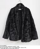  12.16.24 - VTG FAUX FUR CARDIGAN JACKET - GRL 