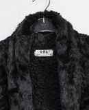 12.16.24 - VTG FAUX FUR CARDIGAN JACKET - GRL 