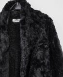  12.16.24 - VTG FAUX FUR CARDIGAN JACKET - GRL 