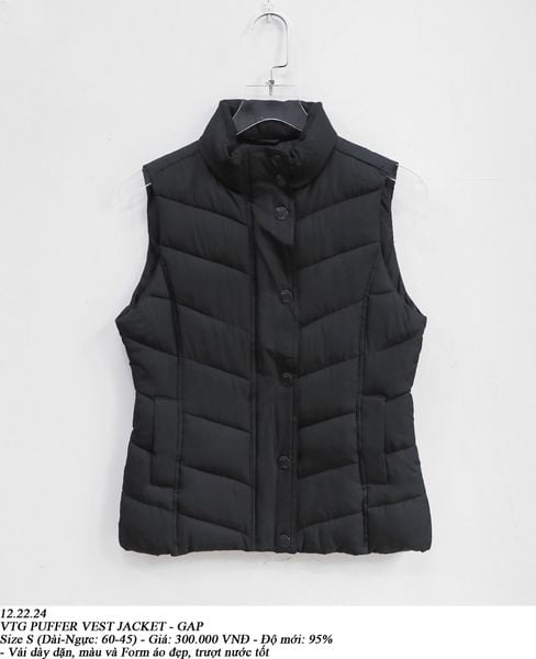  12.22.24 - VTG PUFFER VEST JACKET - GAP 