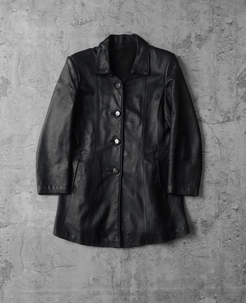  02.28.24 - VTG LEATHER COAT JACKET 