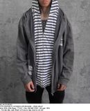  02.28.24 - VTG DOUBLE LAYERED ZIP HOODIE - FREE BEAT 