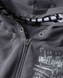  02.28.24 - VTG DOUBLE LAYERED ZIP HOODIE - FREE BEAT 