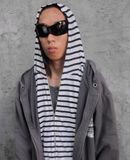  02.28.24 - VTG DOUBLE LAYERED ZIP HOODIE - FREE BEAT 
