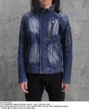  02.28.24 - VTG CROPPED BIKER DENIM JACKET - IWZ X FIELD CORE 