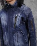  02.28.24 - VTG CROPPED BIKER DENIM JACKET - IWZ X FIELD CORE 