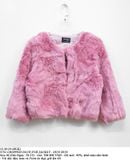  12.20.24 - VTG CROPPED FAUX FUR JACKET - DUO DUO 