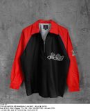  11.03.23 - VTG QUARTER ZIP BASEBALL JACKET - BLACK GUYS 