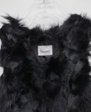  12.20.24 - VTG CROPPED FAUX FUR VEST JACKET - SOUP 