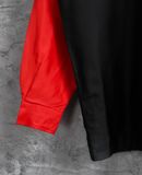  11.03.23 - VTG QUARTER ZIP BASEBALL JACKET - BLACK GUYS 