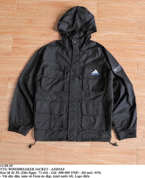  12.08.24 - VTG WINDBREAKER JACKET - ADIDAS 