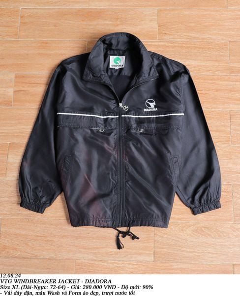  12.08.24 - VTG WINDBREAKER JACKET - DIADORA 