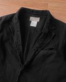  08.18.24 - VTG RAW CUT DENIM BLAZER JACKET - RE HYPHEN 