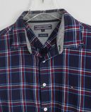  06.29.23 - VTG FLANNEL BUTTON UP SHIRT - TOMMY HILFIGER 