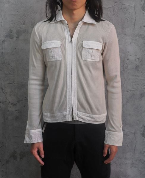  02.23.24 - VTG CROPPED KNIT SHIRT JACKET - MICHEL KLEIN PARIS 