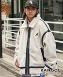  12.08.24 - VTG OVERSIZED BLOUSON FLEECE JACKET - KANGOL X MONOMART 