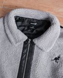  12.08.24 - VTG OVERSIZED BLOUSON FLEECE JACKET - KANGOL X MONOMART 