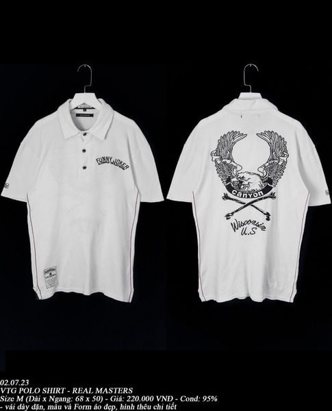  02.07.23 - VTG POLO SHIRT - REAL MASTERS 