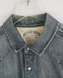  06.29.23 - VTG DENIM BUTTON UP SHIRT - TOMMY HIFIGER DENIM 