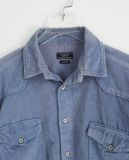  06.29.23 - VTG SUEDE BUTTON UP SHIRT - ZARA MAN 