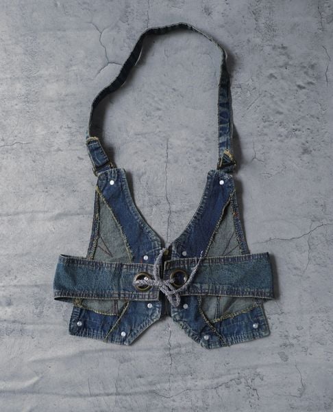  10.09.23 - VTG DENIM WAISTCOAT JACKET 