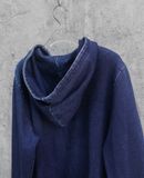  02.27.24 - VTG INDIGO WASH ZIP UP HOODIE - PAPER BAG 