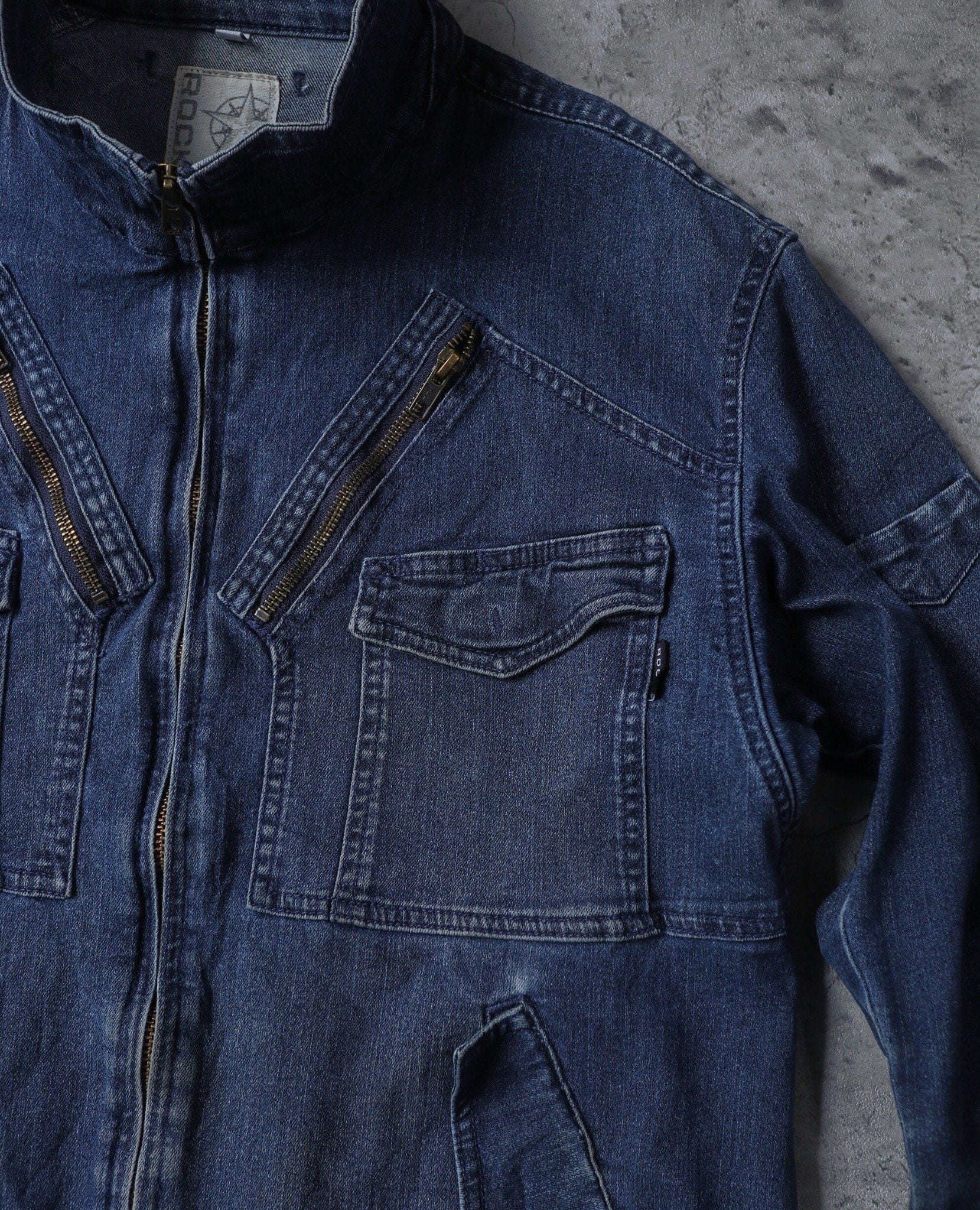  10.11.23 - VTG DENIM WORK JACKET - ROCKY 