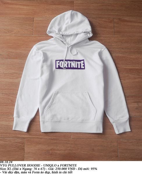  08.18.24 - VTG PULLOVER HOODIE - UNIQLO X FORTNITE 