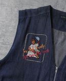  10.11.23 - VTG DENIM VEST JACKET - BON GIOVAN 