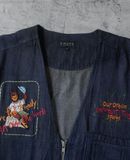  10.11.23 - VTG DENIM VEST JACKET - BON GIOVAN 