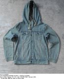  10.11.23 - VTG HOODED DENIM JACKET - JUNGLE STORM 