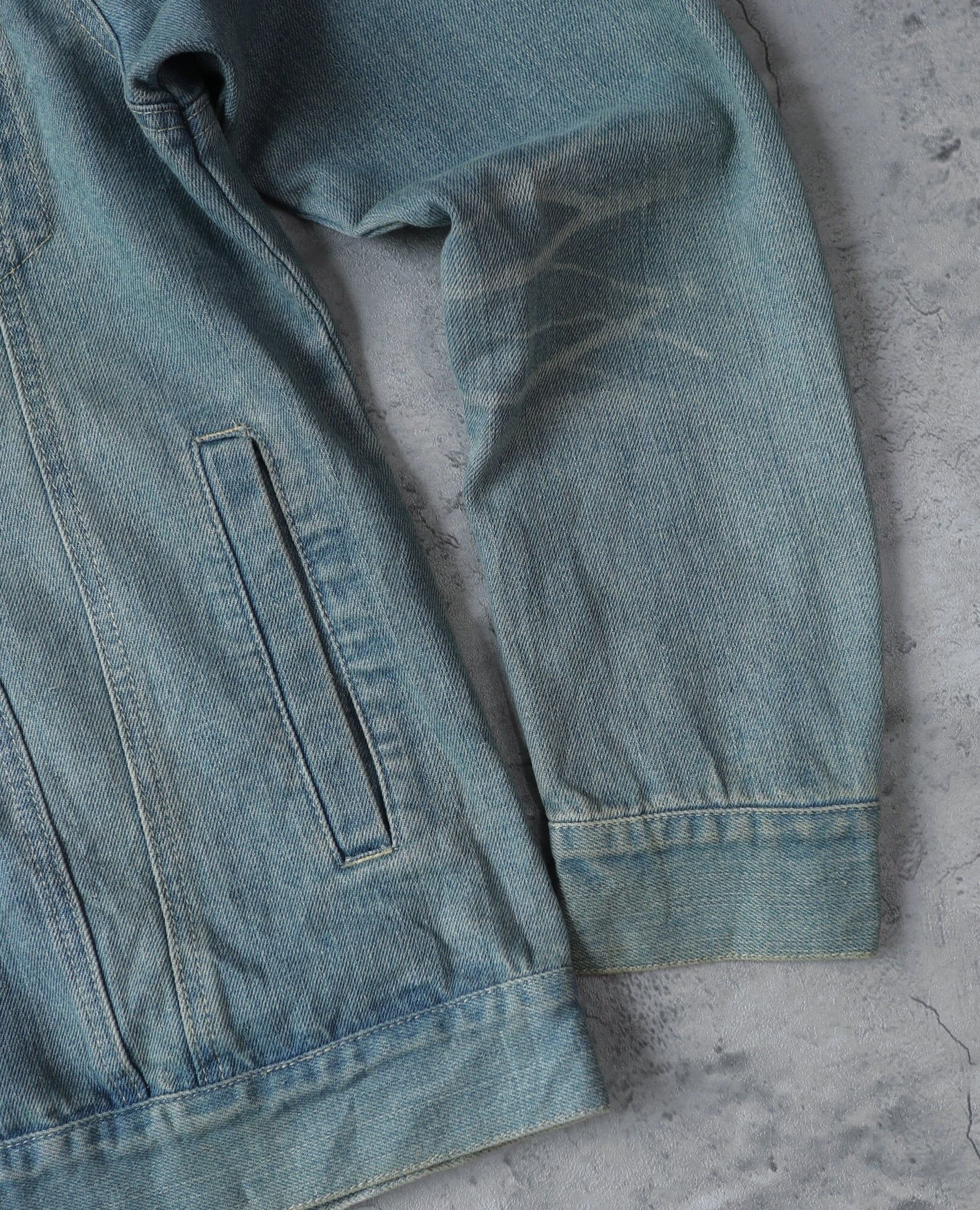  10.11.23 - VTG HOODED DENIM JACKET - JUNGLE STORM 