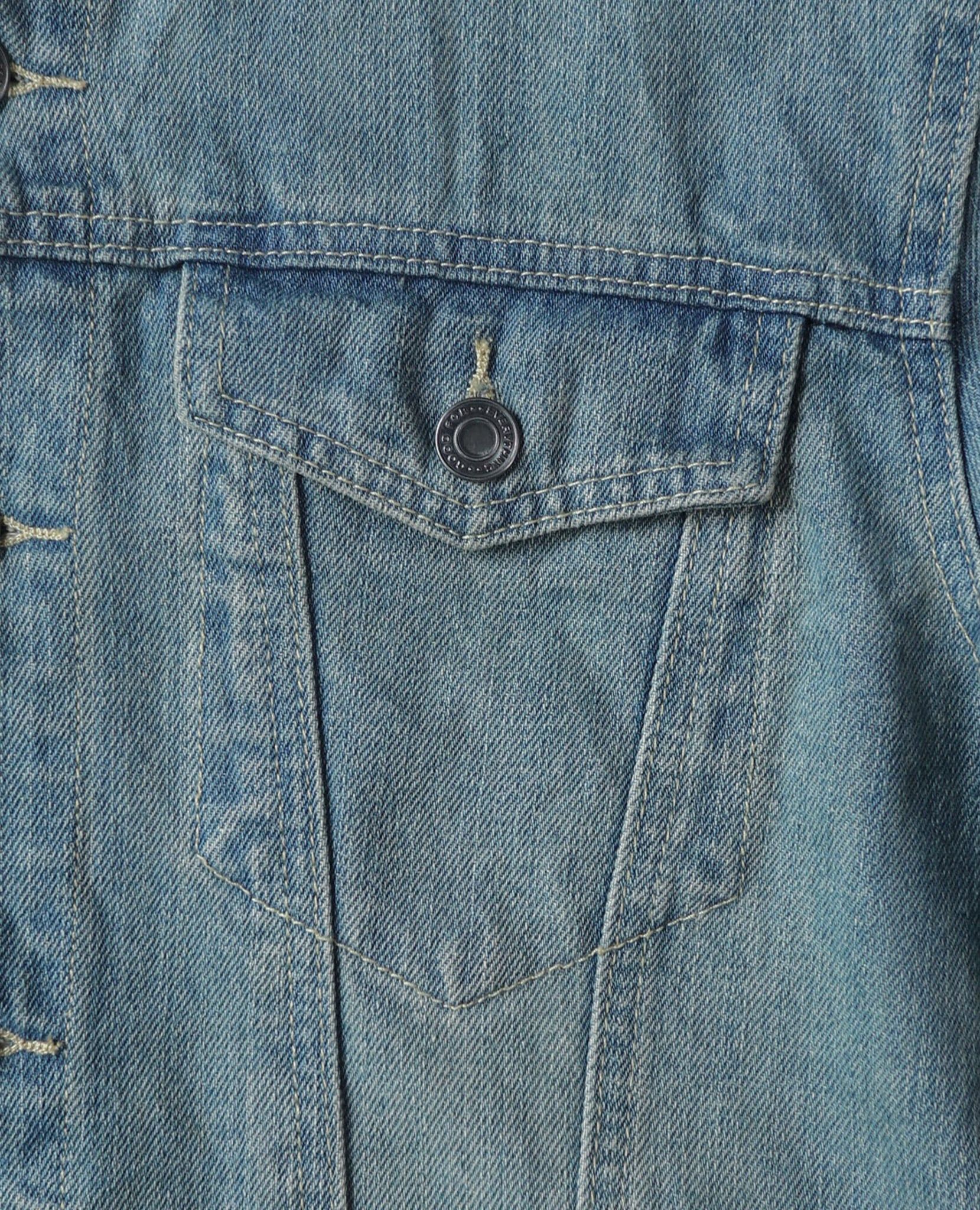  10.11.23 - VTG HOODED DENIM JACKET - JUNGLE STORM 