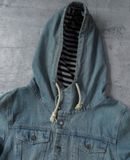  10.11.23 - VTG HOODED DENIM JACKET - JUNGLE STORM 