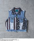  10.14.23 - VTG DENIM SLEEVELESS JACKET - ROSETTA ITALIA 