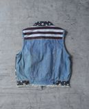  10.14.23 - VTG DENIM SLEEVELESS JACKET - ROSETTA ITALIA 