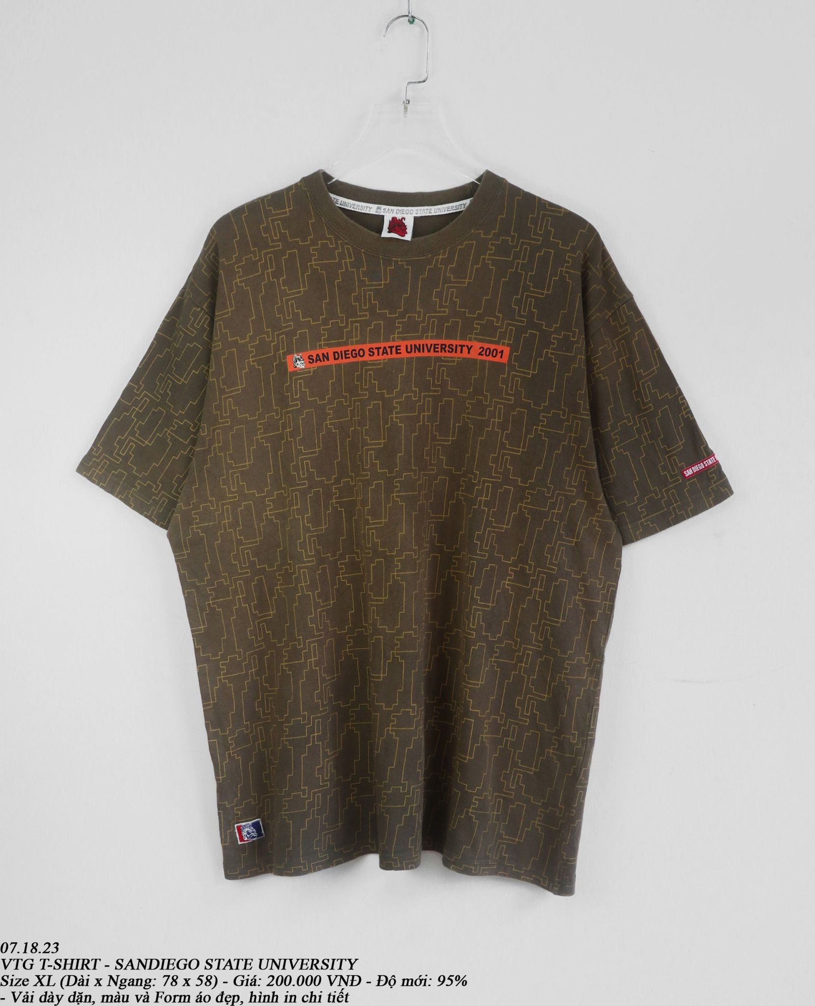  07.18.23 - VTG T-SHIRT - SANDIEGO STATE UNIVERSITY 