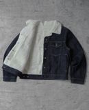 10.04.23 - VTG SHERPA LINED DENIM JACKET - GU BY UNIQLO 