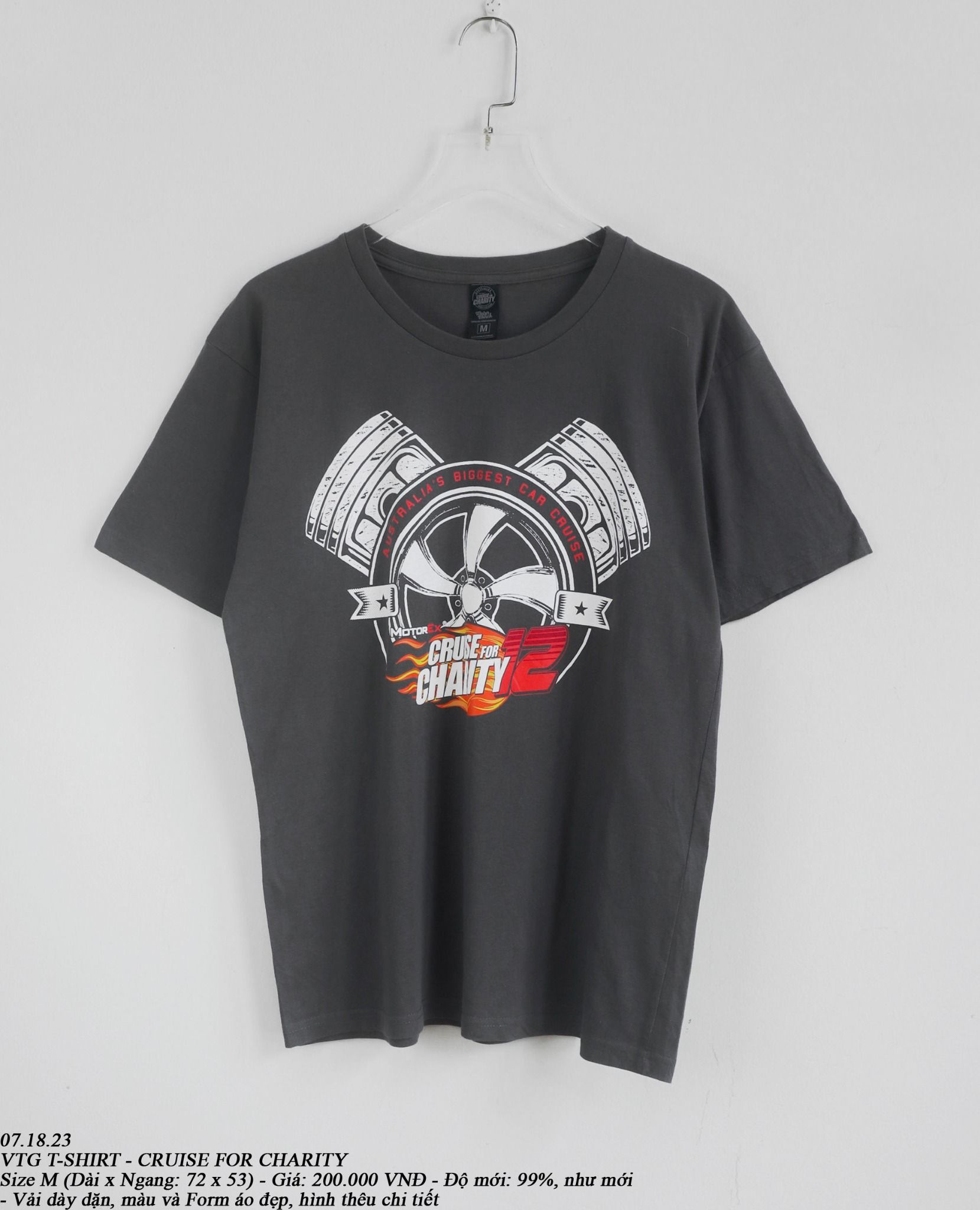  07.18.23 - VTG T-SHIRT - CRUISE FOR CHARITY 